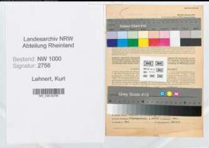 Entnazifizierung Kurt Lehnert, geb. 25.09.1902 (Landesbauinspektor)