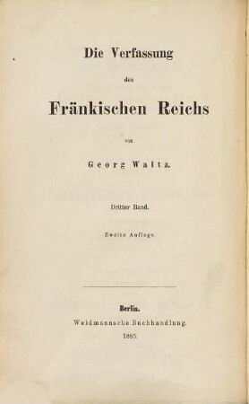 Deutsche Verfassungsgeschichte, 4. Die Verfassung des Fränkischen Reichs ; 3