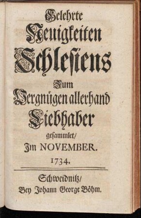 Im November. 1734.
