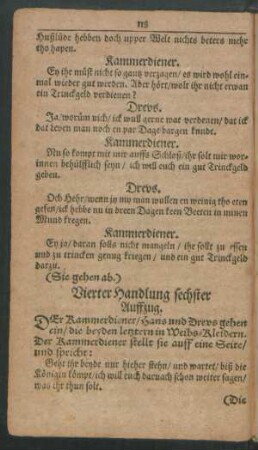 sechster Auffzug.