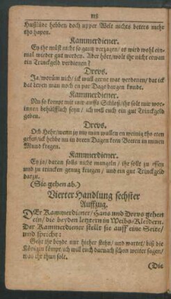 sechster Auffzug.