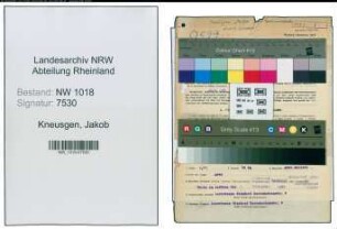 Entnazifizierung Jakob Kneusgen , geb. 17.01.1886 (Lichtpauser)
