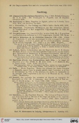 Nachtrag (Nr. 583-597)