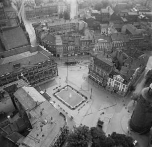 Marienplatz in Görlitz : Blickrichtung Südwesten