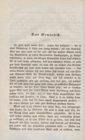 Das Erntefest.