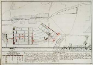 WHK 41 Hessische Revüen und Manöver: Plan des Manövers bei Wehlheiden, 10. Oktober 1791