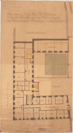 Fischer, Theodor; Bamberg; Warenhaus Tietz, Erweiterung - Grundriss