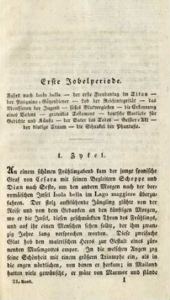 Erste Jobelperiode