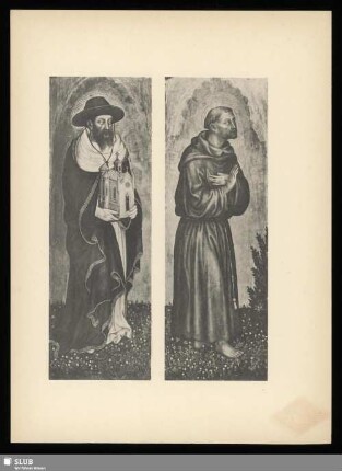 Die Heiligen Hieronymus und Franziskus