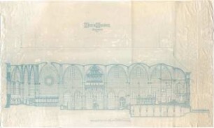 ohne Verfasserangabe; Bamberg (Bayern); Dom - Bauaufnahme (Längsschnitt)