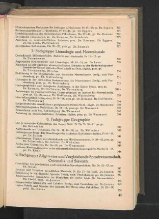 8. Fachgruppe Geographie