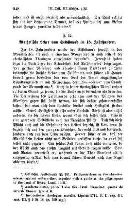 § 32. Akatholische Lehre vom Selbstmord im 18. Jahrhundert.