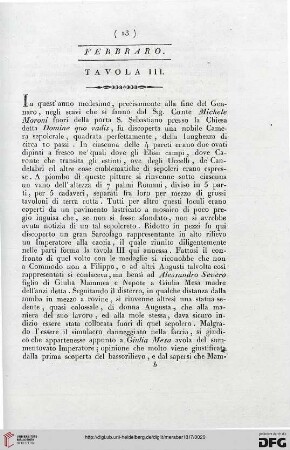 Tavola III