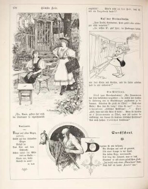"Höchste Zeit" "Auf der Vicinalbahn" "Durchschaut"