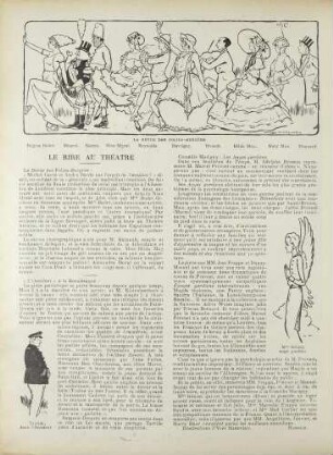 La Revue des Folies-Bergère; Tarride, dans l'Occident; Mlle Geniat, ange gardien