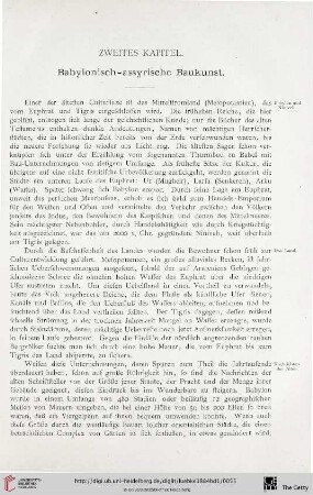 Zweites Kapitel: Babylonisch- assyrische Baukunst