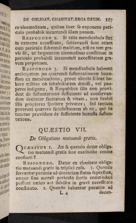 167-204, Quaestio VII. - Quaestio VIII.