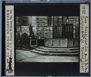 Pisa, Baptisterium,Pisa, Baptisterium, Taufbecken