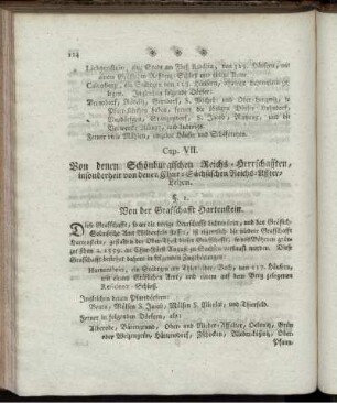 Cap. VII. Von denen Schönburgischen Reichs-Herrschafften, insonderheit von denen Chur-Sächsischen Reichs-Affter-Lehen.