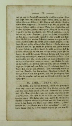16. Athen. - Solon. 600