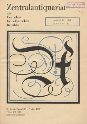Nr. 1041: Medizin