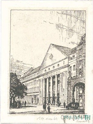 Fischer, Theodor; Mannheim; Kammerspiele - Perspektive