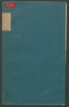 Bergreihen : Ms. germ. fol. 828