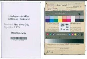 Entnazifizierung Max Haendel , geb. 08.01.1900 (Lehrer)
