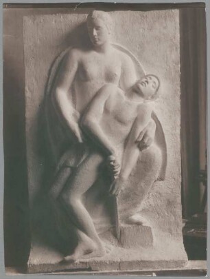 Kriegerdenkmal Eppeghem, kleiner Entwurf, 1916/18, Gips
