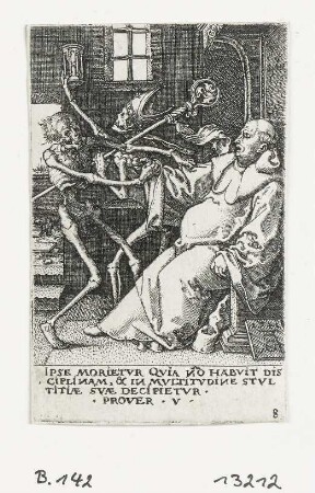 Tod und der Abt, Blatt 8 der Folge "Macht des Todes"