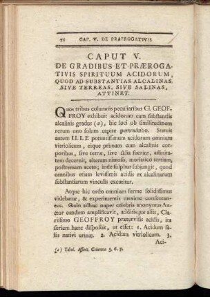 Caput V. De gradibus et prærogativis spirituum acidorum,[...]
