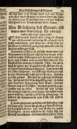 93-96, Von Anfechtung deß Satans