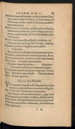 Cap. 29, de Adverbio.