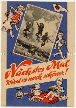 Propagandaschrift des Amtes für Information über Pionierlager und Feriengestaltung