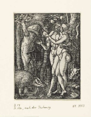 Sündenfall, Blatt 2 der Folge "Kleine Passion (nach dem Text)"