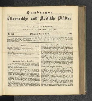 No. 28. 6. April 1853