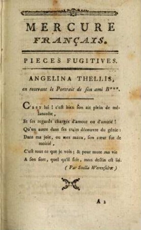 Mercure de France. 1792, 7