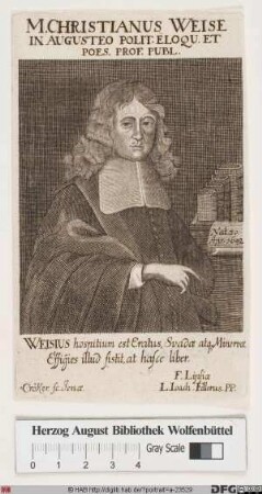 Bildnis Christian Weise