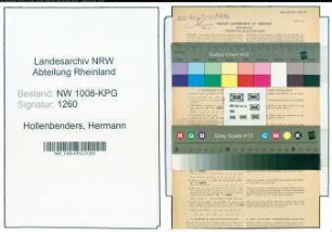 Entnazifizierung Hermann Hollenbenders , geb. 27.10.1902 (Schlosser)