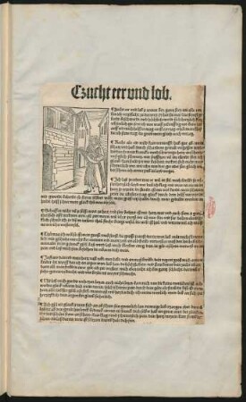 Czucht eer vnd lob.|| : Zucht eer vnd lob jr wonet bey/ gantz frey/ ...