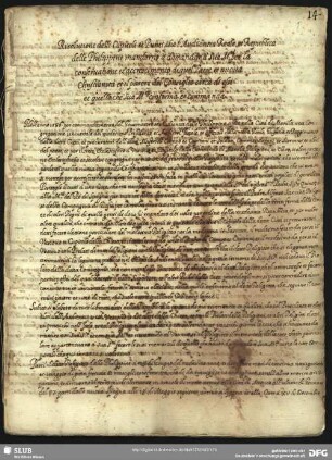 [Faszikel 9:] Risoluzione dei capitoli et punti, che l’Audientia Reale et Repubblica delle Filippine mandarono