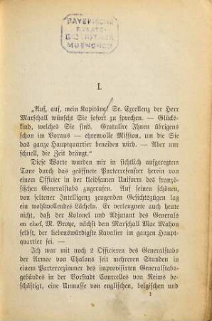 Enthüllungen und Erinnerungen eines französischen Generalstabsoffiziers aus den Unglückstagen von Metz und Sedan : Aus den hinterlassenen Papieren des Baron de la Belle-Croix