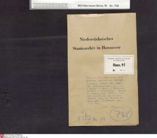 Nachgelassene Papiere aus dem Sterbehaus des Geheimen Kabinettsrats Rudloff
