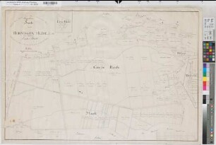Herringen (Hamm), Teilung der Herringer Heide, Brouillonkarte Bl.1