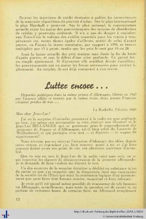 Lutter encore…