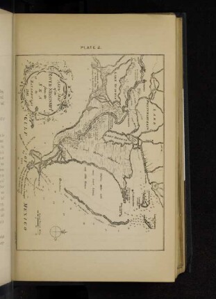 Plate 2. A new map of the River Mississippi from the sea to Bayagoulas 1747.