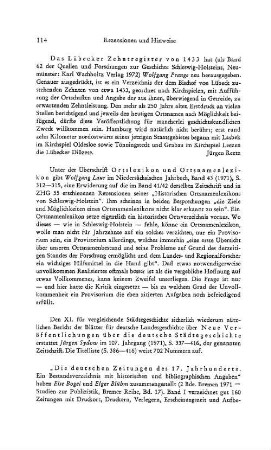 Die deutschen Zeitungen des 17. Jahrhunderts, ein Bestandsverzeichnis mit historischen und bibliographischen Angaben, zsgest. von Else Bogel und Elger Blühm, 2 Bde., (Studien zur Publizistik, Bremer Reihe, 17) : Bremen, 1971