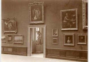 Aufstellung der Gemäldegalerie und der Skulpturensammlung im Kaiser-Friedrich-Museum, Raum 47, Italienische Gemälde des 17. und 18. Jhd.