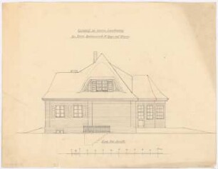 Landhaus Dr. Ruge, Nardevitz: Nordostansicht