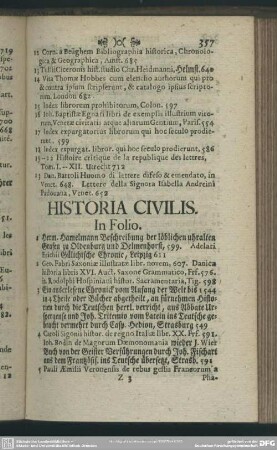 Historia Civilis